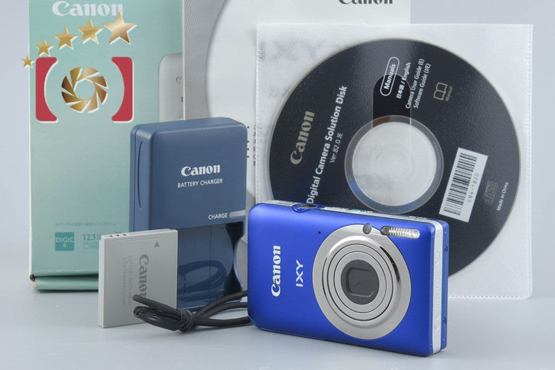 Canon IXY 210F Blue 12.1 MP Digital Camera w/ Box