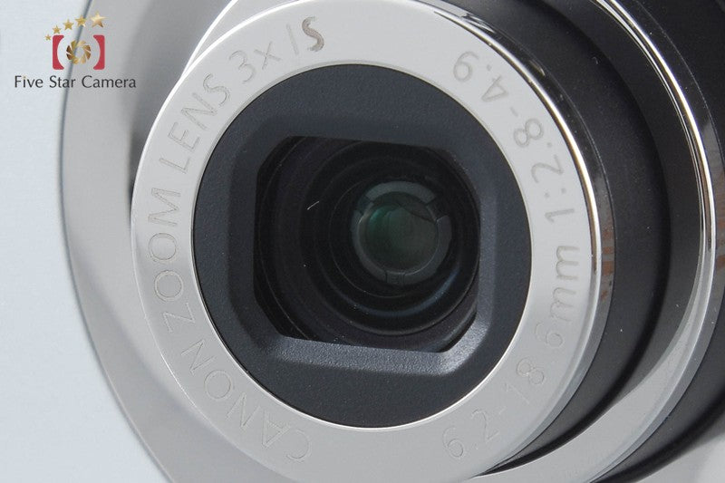 Canon IXY Digital 20 IS Silver 8.0 MP Digital Camera w/ Box