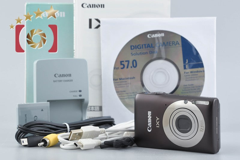 Canon IXY 200F Brown 12.1 MP Digital Camera w/ Box