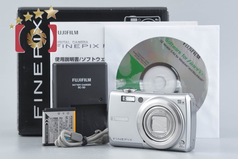 Fujifilm FinePix F100fd Dark Silver 12.0 MP Digital Camera w/ Box