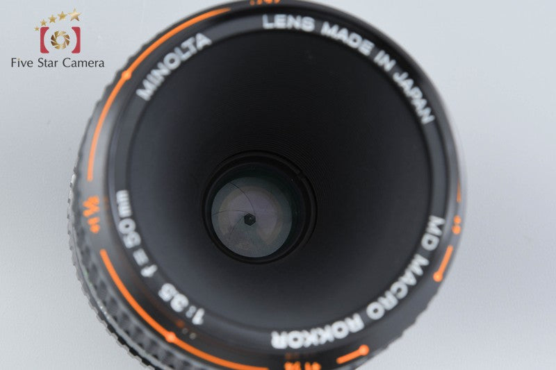 Minolta MD MACRO ROKKOR 50mm f/3.5