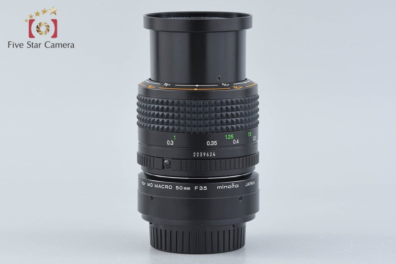 Minolta MD MACRO ROKKOR 50mm f/3.5