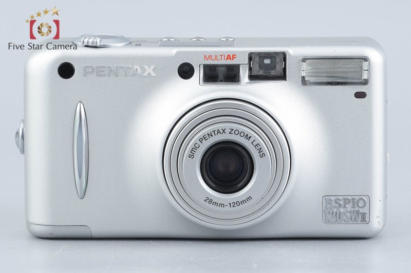 Pentax ESPIO 120SWII Silver 35mm Point & Shoot Film Camera from Japan
