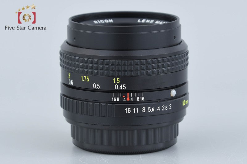 Ricoh XR RIKENON 50mm f/2 PENTAX K Mount Lens