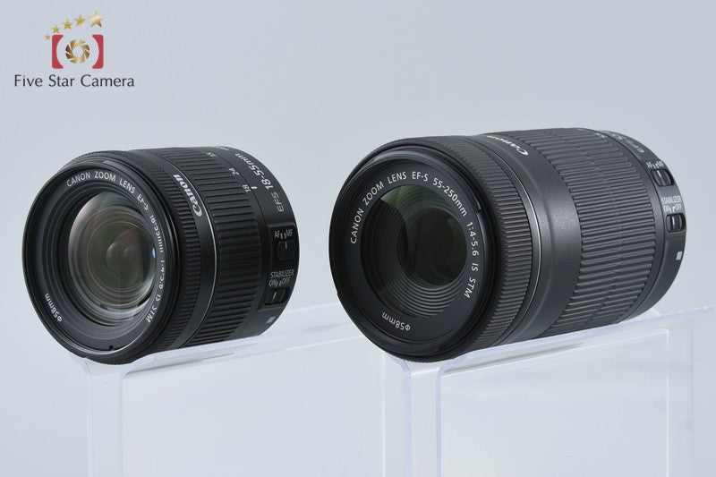 "Count 3,138" Canon EOS Kiss X9 / Rebel SL2 / 200D 24.2 MP 18-55 55-250 Lenses