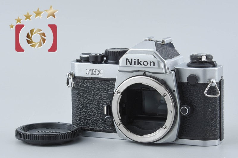 Nikon New FM2 FM2N Silver Later Model + MF-16 Data Back 2026.06 Overhauled!!