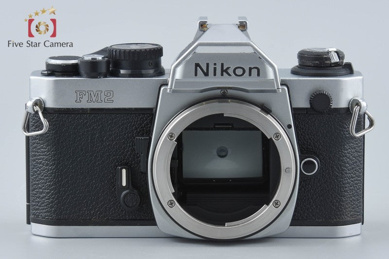 Nikon New FM2 FM2N Silver Later Model + MF-16 Data Back 2026.06 Overhauled!!