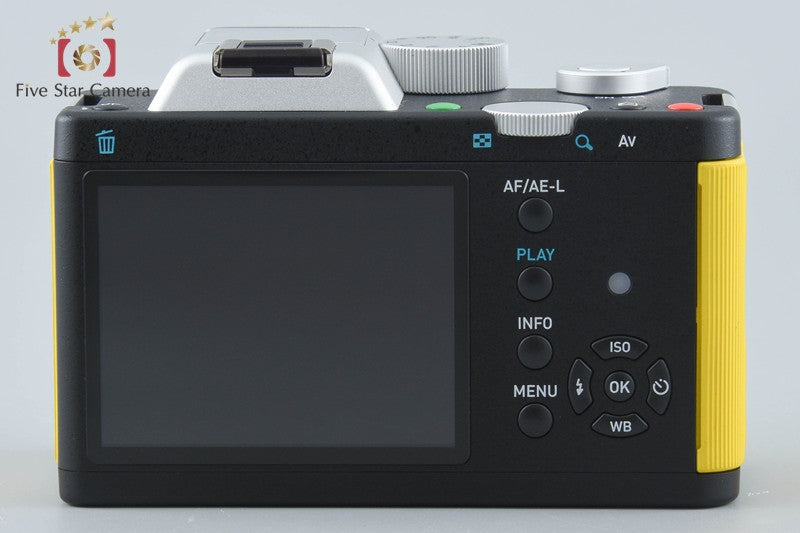 "Shutter count 1,329" PENTAX K-01 Black x Yellow 16.2 MP Digital Camera