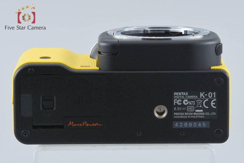 "Shutter count 1,329" PENTAX K-01 Black x Yellow 16.2 MP Digital Camera