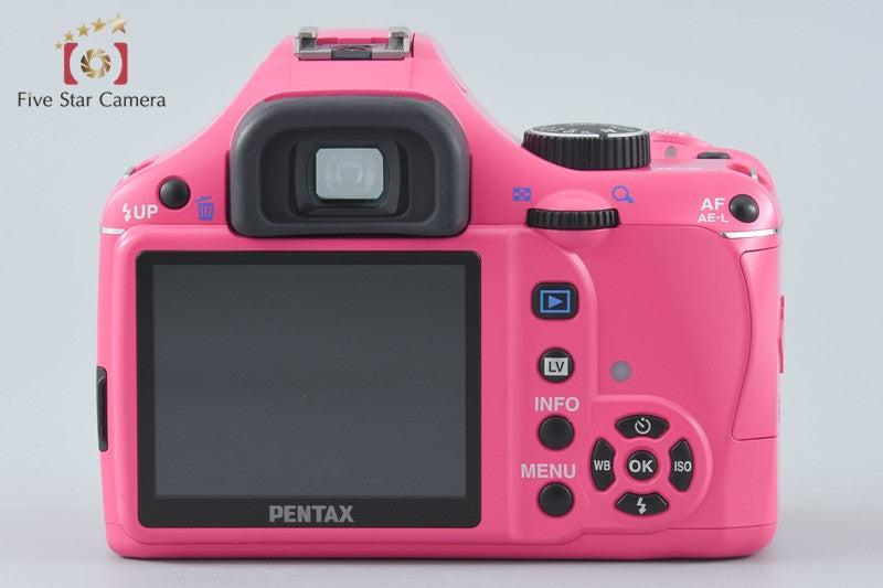 "Shutter count 385" Pentax K-x Pink 12.4 MP DSLR Camera Body