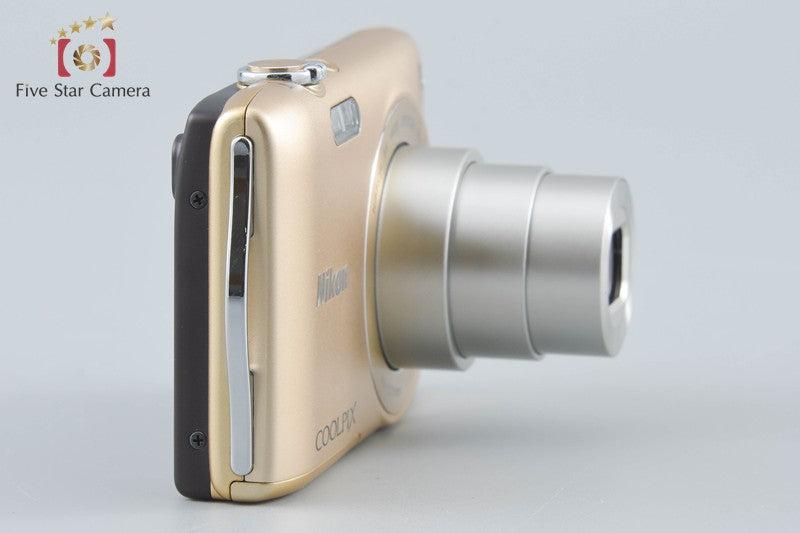 Nikon COOLPIX S3300 Sweet Gold 16.0 MP Digital Camera