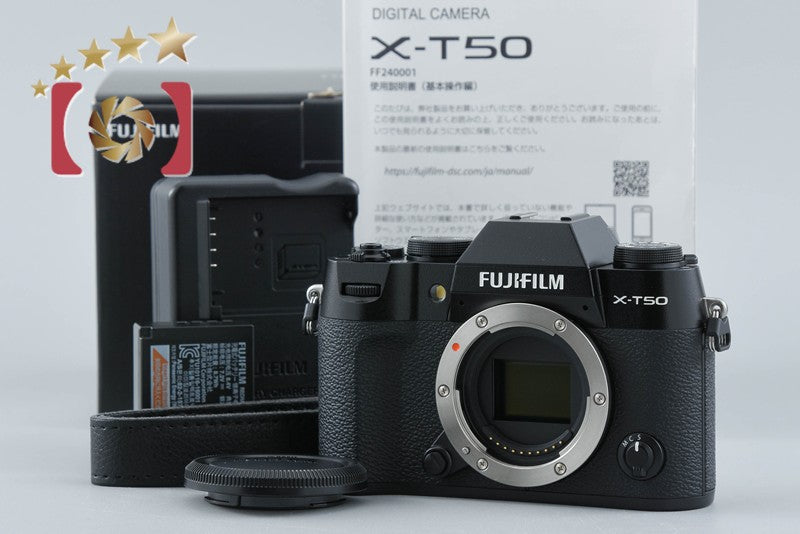 "Count 1,886" Fujifilm X-T50 Black 40.2 MP Digital Mirrorless Camera Body w/ Box