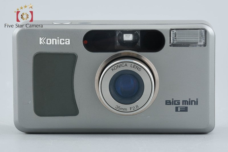 Konica BiG mini F Silver 35mm Point & Shoot Film Camera