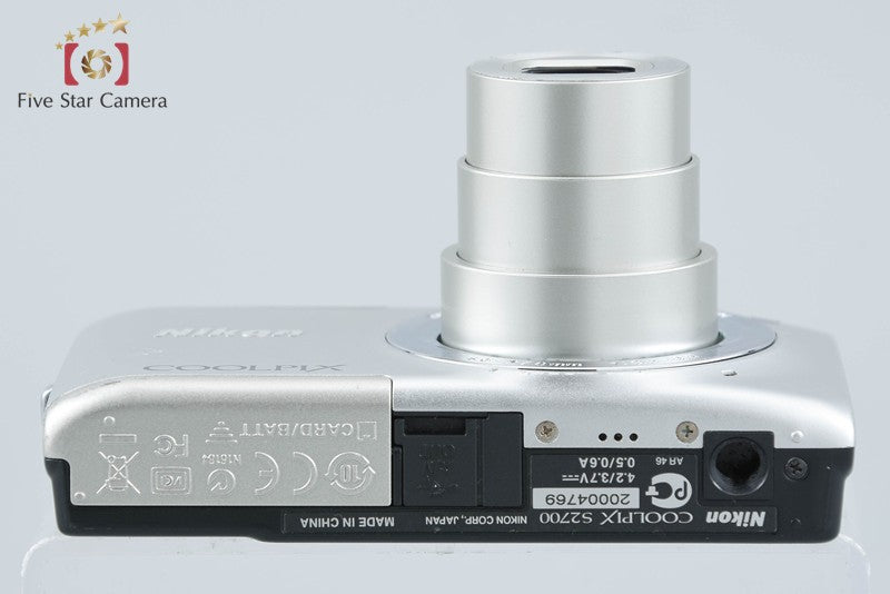 Nikon COOLPIX S2700 Silver 16.0 MP Digital Camera