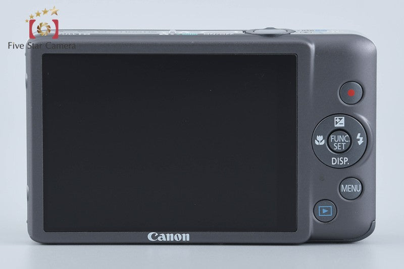 Canon PowerShot ELPH 100 HS Gray 12.1 MP Digital Camera International Model