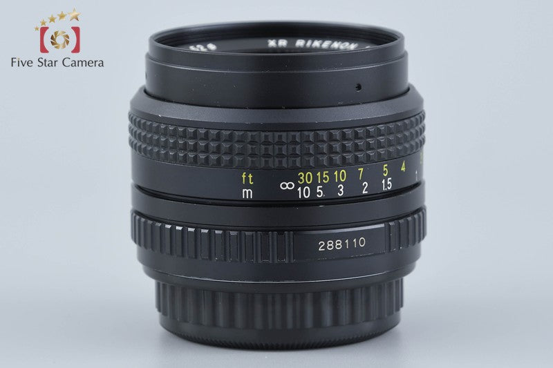 Ricoh XR RIKENON 50mm f/2 PENTAX K Mount Lens