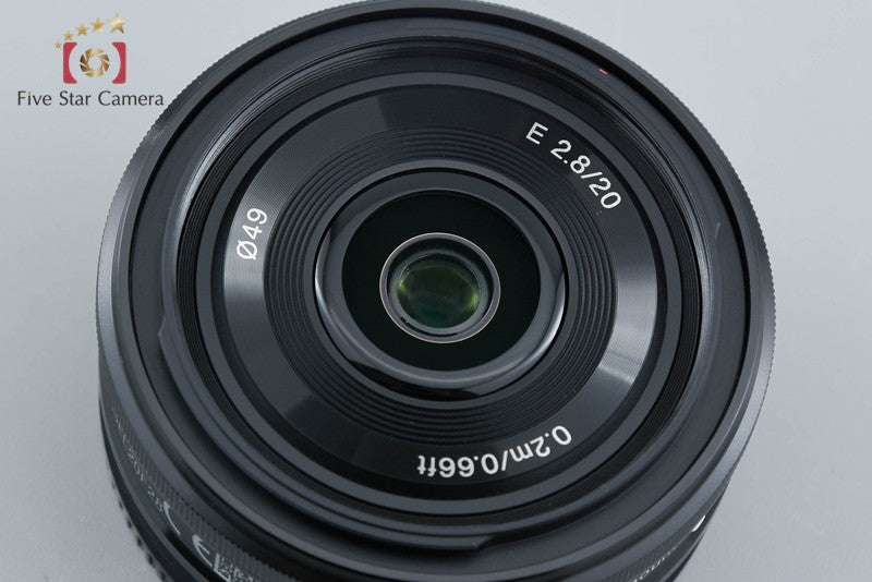 Sony E 20mm f/2.8 SEL20F28