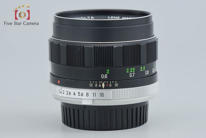 Minolta MC ROKKOR-PF 58mm f/1.4 MD Mount