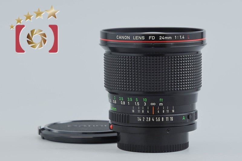 Rare!! Canon New FD 24mm f/1.4 L NFD Wide Angle Lens