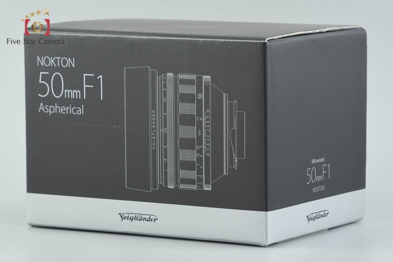 Voigtlander NOKTON 50mm f/1 Aspherical Leica M Mount Lens w/ Box