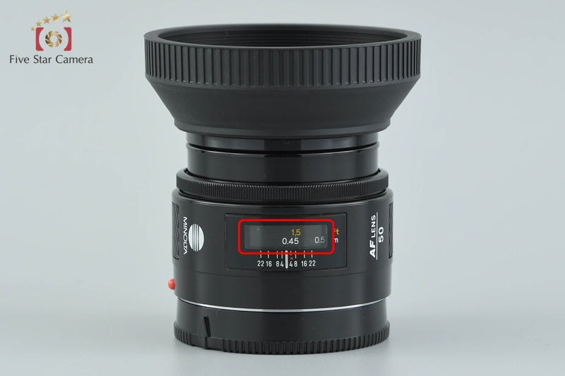 Minolta AF 50mm f/1.4 Early Model Sony / Minolta A Mount Lens