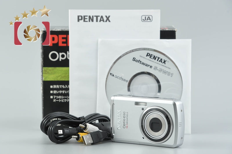 PENTAX Optio E60 10.1 MP Digital Camera w/ Box