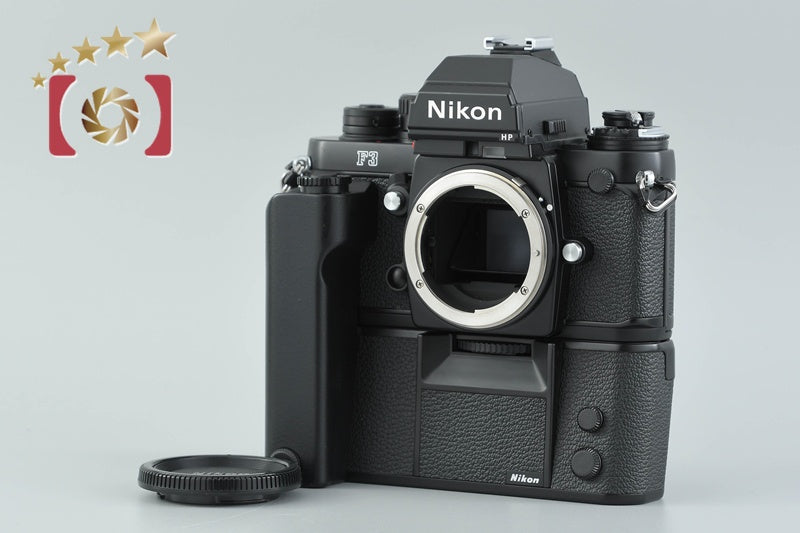 Nikon F3P Press 35mm SLR Film Camera + MD-4 Motor Drive + MF-6B Film Back Door