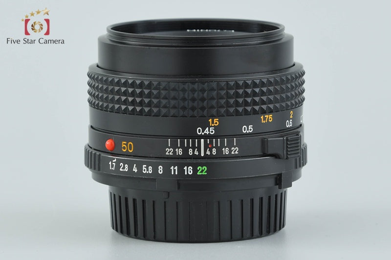 Minolta New MD 50mm f/1.7