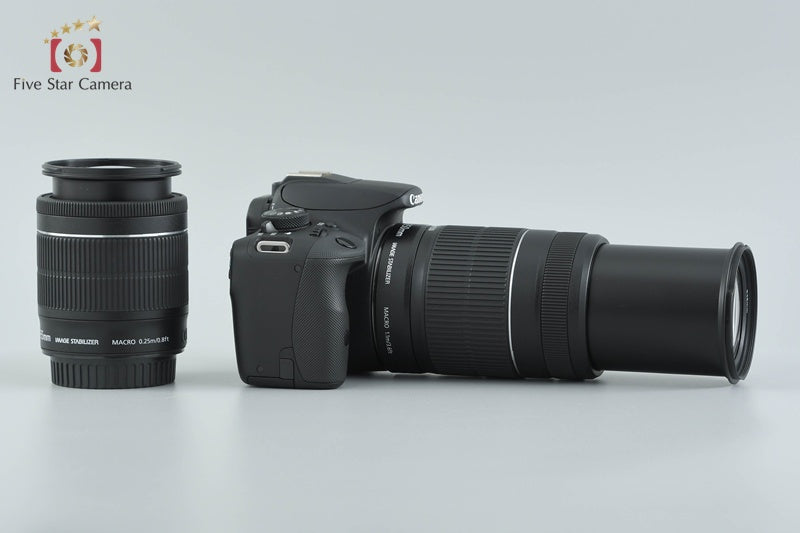 "Count 1,373" Canon EOS Kiss X7 / Rebel SL1 / 100D 18.0 MP 18-55 55-250 Lenses