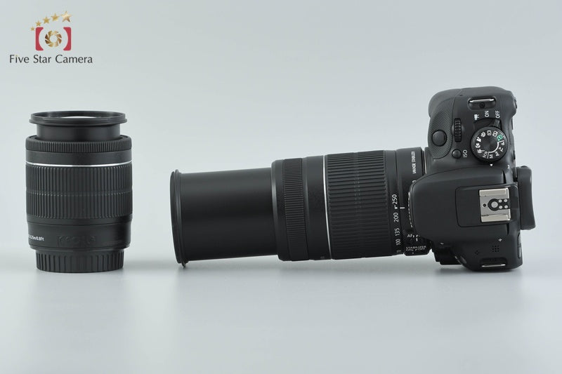 "Count 1,373" Canon EOS Kiss X7 / Rebel SL1 / 100D 18.0 MP 18-55 55-250 Lenses