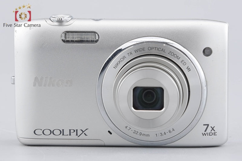 Nikon COOLPIX S3500 Crystal Silver 20.0 MP Digital Camera