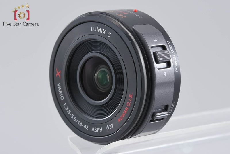 Panasonic LUMIX G X VARIO 14-42mm f/3.5-5.6 ASPH. POWER O.I.S. H-PS14042 Black