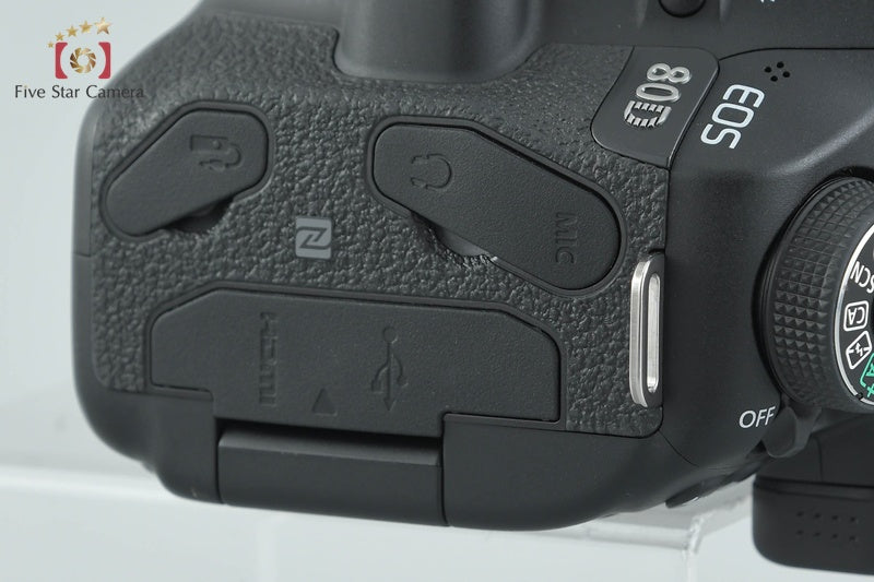 "Shutter count 3,730" Canon EOS 80D 24.2 MP Digital SLR Camera Body