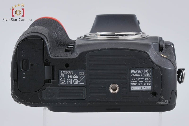 Nikon D810 36.3 MP Full Frame Digital SLR Camera Body