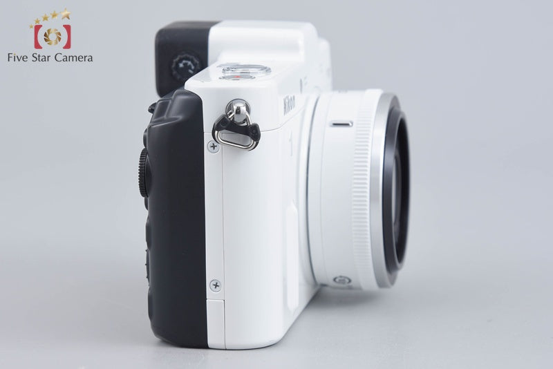 "Count 2,294" Nikon 1 V1 White 10.1 MP Digital SLR Camera 10mm Lens