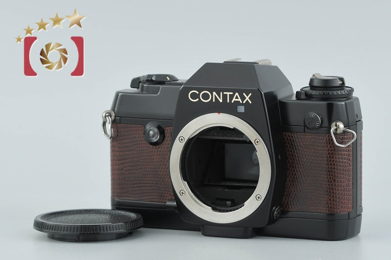 CONTAX 137 MD QUARTZ Lizard Leather 35mm SLR Film Camera Body from Japan