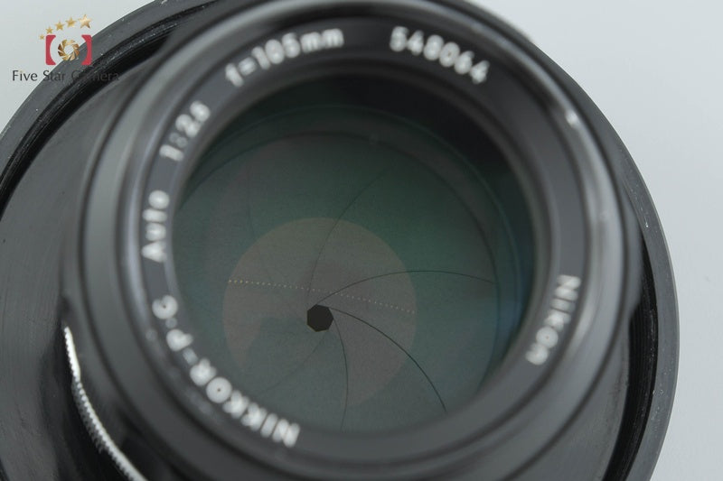 Nikon NIKKOR-P.C Auto 105mm f/2.5 Non Ai Lens