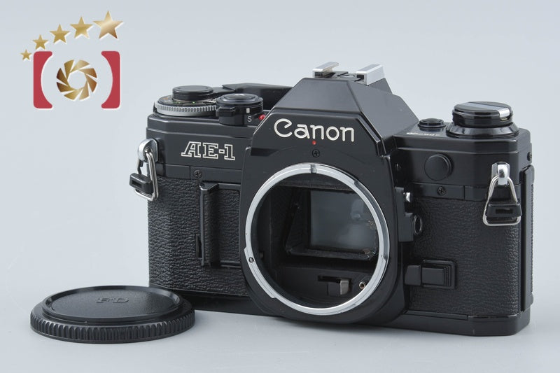 Canon AE-1 Black 35mm SLR Film Camera Body