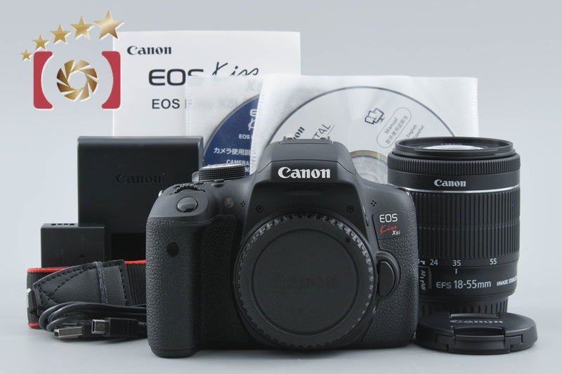 "Count 1,638" Canon EOS Kiss X8i / Rebel T6i / 750D 24.2 MP DSLR EF-S 18-55 Lens
