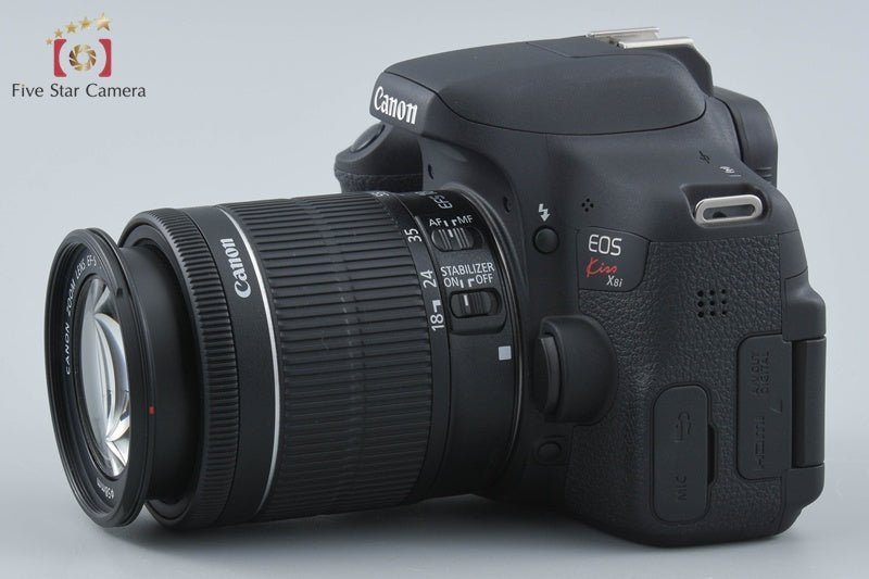 "Count 1,638" Canon EOS Kiss X8i / Rebel T6i / 750D 24.2 MP DSLR EF-S 18-55 Lens
