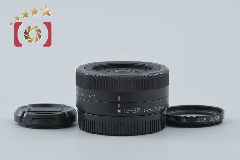 Panasonic LUMIX G VARIO 12-32mm f/3.5-5.6 ASPH. MEGA O.I.S. H-FS12032 Black