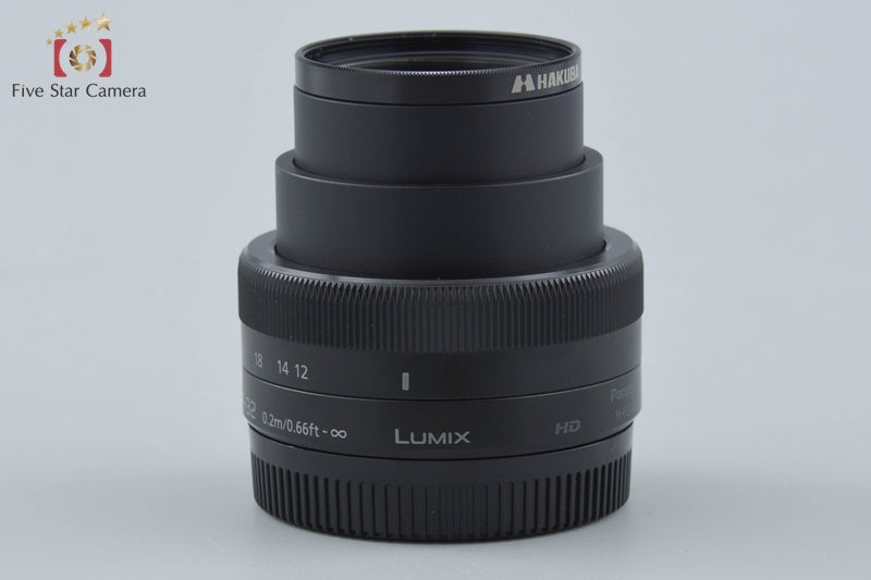 Panasonic LUMIX G VARIO 12-32mm f/3.5-5.6 ASPH. MEGA O.I.S. H-FS12032 Black