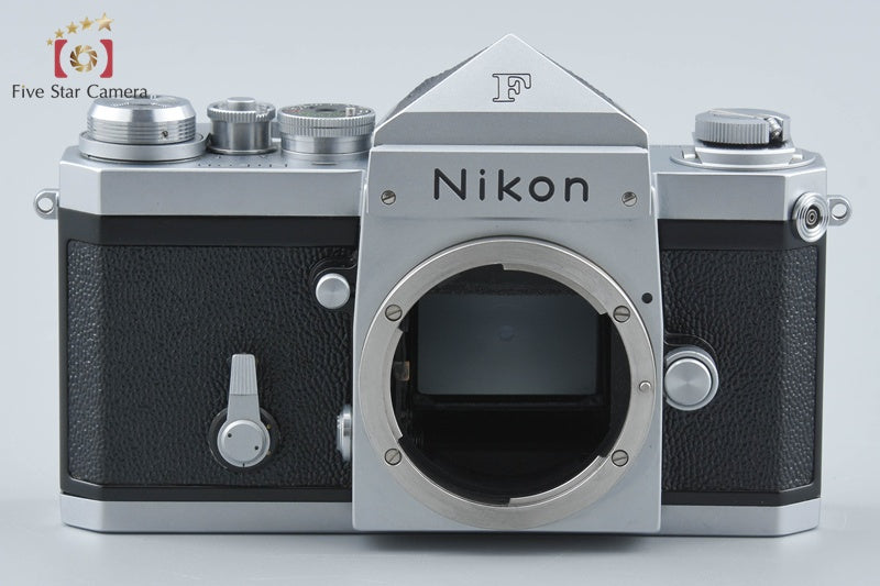 Nikon F Eye Level Silver Mid Model 35mm SLR Film Camera Body