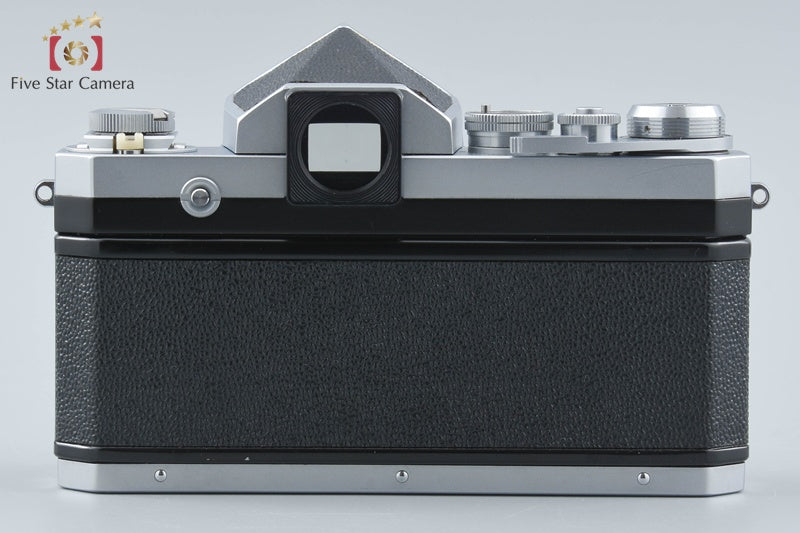 Nikon F Eye Level Silver Mid Model 35mm SLR Film Camera Body