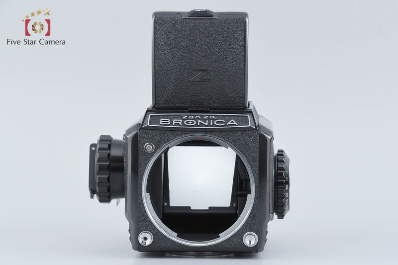 Zenza Bronica S2 Later Model Black + Nikon NIKKOR-P 75mm f/2.8