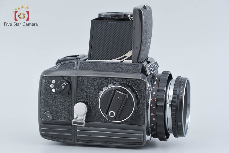 Zenza Bronica S2 Later Model Black + Nikon NIKKOR-P 75mm f/2.8
