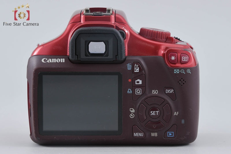 Canon EOS Kiss X50 / Rebel T3 / 1100D Red 12.2 MP 18-55 Lens