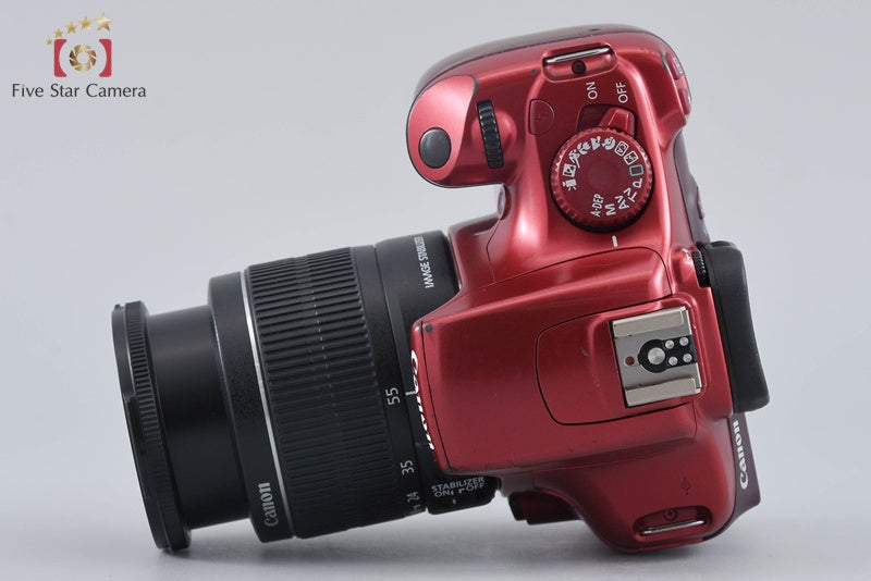 Canon EOS Kiss X50 / Rebel T3 / 1100D Red 12.2 MP 18-55 Lens