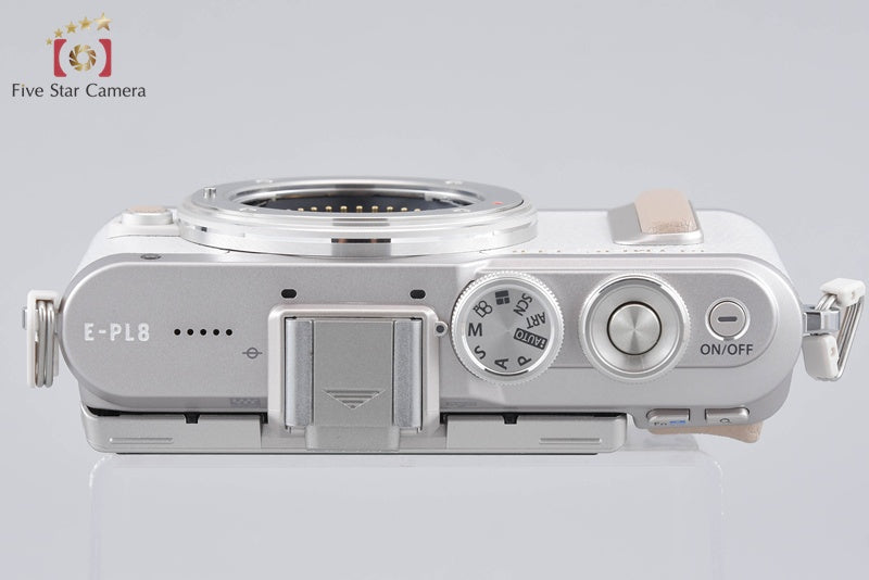 "Count 705" Olympus PEN E-PL8 White 16.1 MP Digital Mirrorless Camera Body