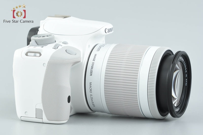 "Count 479" Canon EOS Kiss X7 / Rebel SL1 / 100D White 18.0 MP DSLR 18-55 Lens